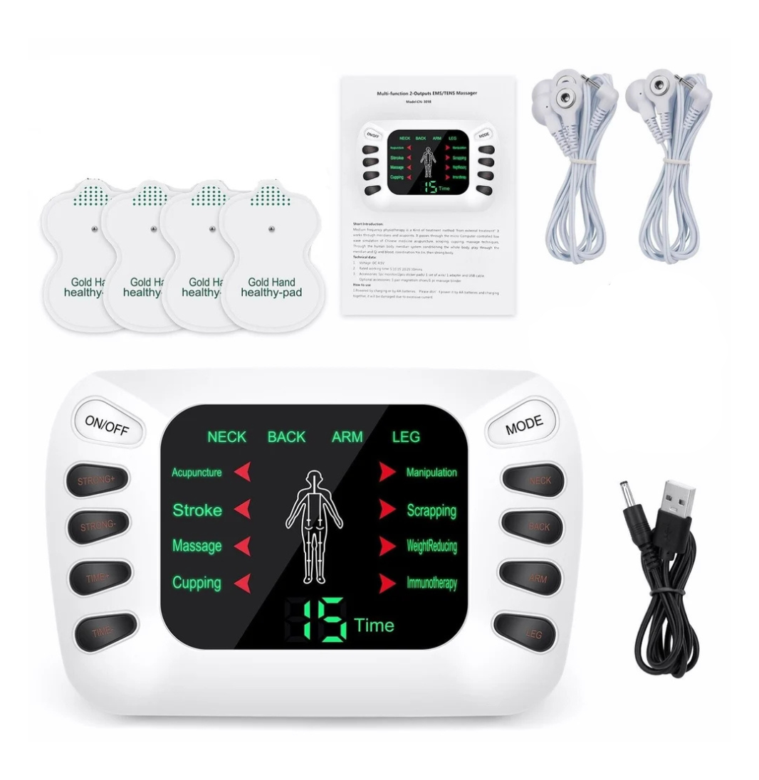 PROFESIONALNI DIGITALNI TERAPEUTSKI ELEKTRO MASAŽER/TENS– Za Ublažavanje Bolova i Relaksaciju