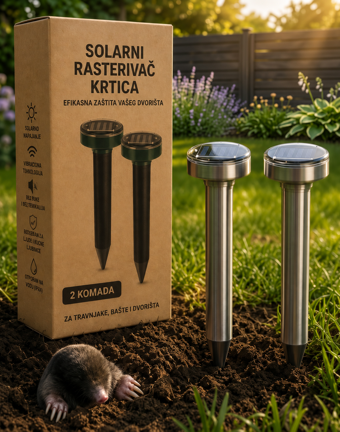 Solarni Rastjerivač Krtica 1+1 GRATIS